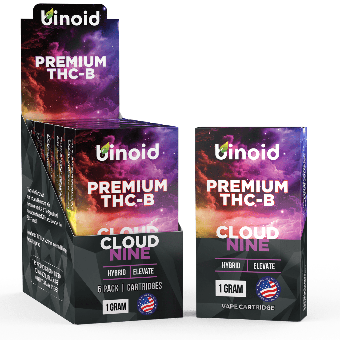 Binoid THC-B Vape Cartridge - Cloud Nine Best Sales Price - Vape Cartridges