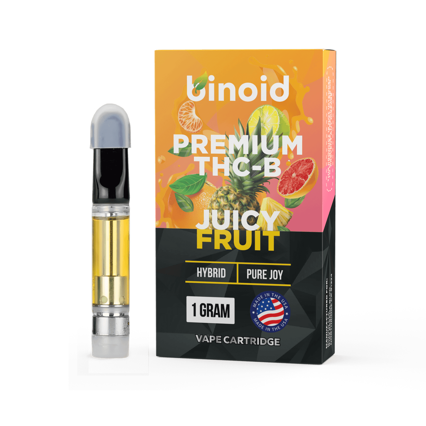 Binoid THC-B Vape Cartridge - Juicy Fruit Best Sales Price - Vape Cartridges