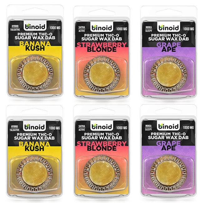 Binoid THC-O Sugar Wax Dabs - Bundle Best Sales Price - Bundles