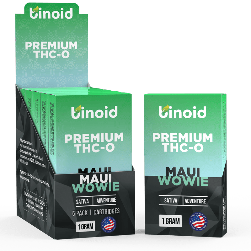 Binoid THC-O Vape Cartridge - Maui Wowie Best Sales Price - Vape Cartridges