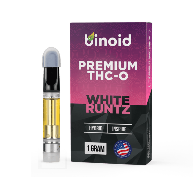 Binoid THC-O Vape Cartridge - White Runtz Best Sales Price - Vape Cartridges