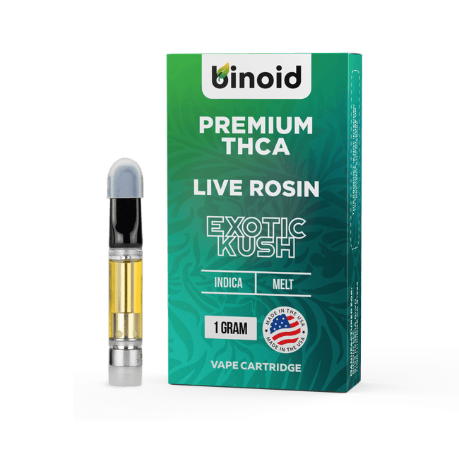 Binoid THCA Vape Cartridge - Live Rosin Best Sales Price - Vape Cartridges