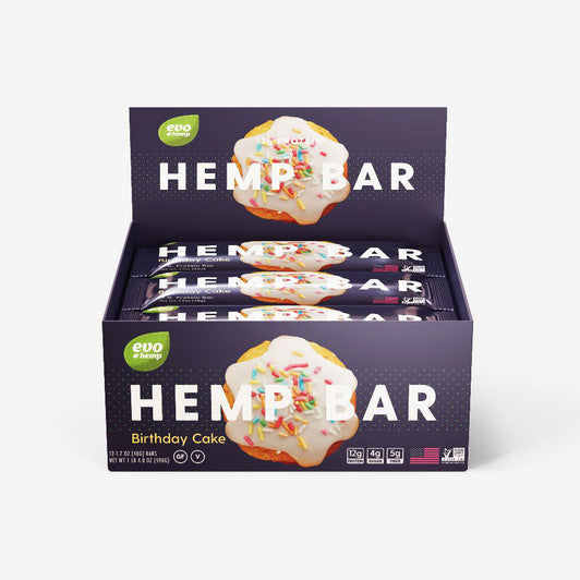 Birthday Cake Hemp Bars - 4 Boxes Best Sales Price - Gummies