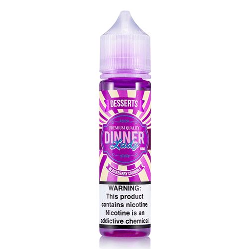 Blackberry Crumble By Dinner Lady Tobacco-Free Nicotine 60ml Best Sales Price - eJuice