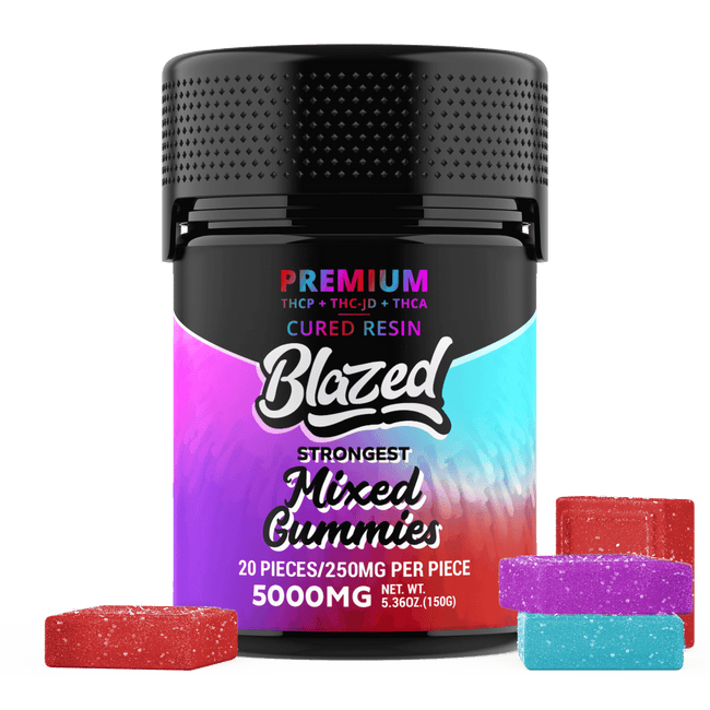 THCA + Delta 9P 5000MG Gummies – Blazed