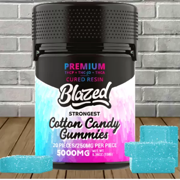 Blazed Premium Cured Resin THCa + THCP Gummies 5000mg Best Sales Price - Gummies