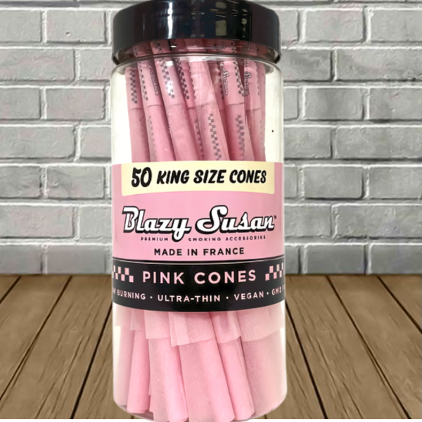 Blazy Susan King Size Pre-Rolled Cones 50ct Jar Best Sales Price - CBD