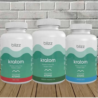 Blizz Kratom Extra Strength Premium Capsule Bottles Best Sales Price - Kratom