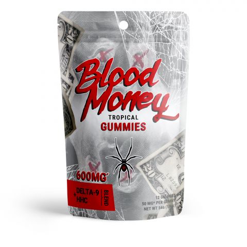 Blood Money Tropical Gummies - Delta 9, HHC Blend - 600MG - Pure Blanco Best Sales Price - Gummies