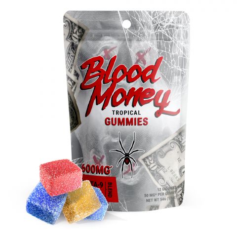 Blood Money Tropical Gummies - Delta 9, HHC Blend - 600MG - Pure Blanco Best Sales Price - Gummies