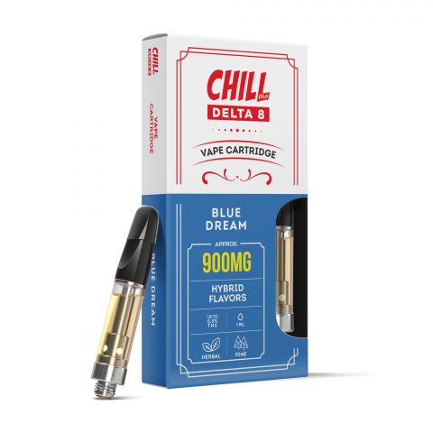 Blue Dream Cartridge - Delta 8 THC Chill Plus 900mg (1ml) Best Sales Price - Vape Cartridges