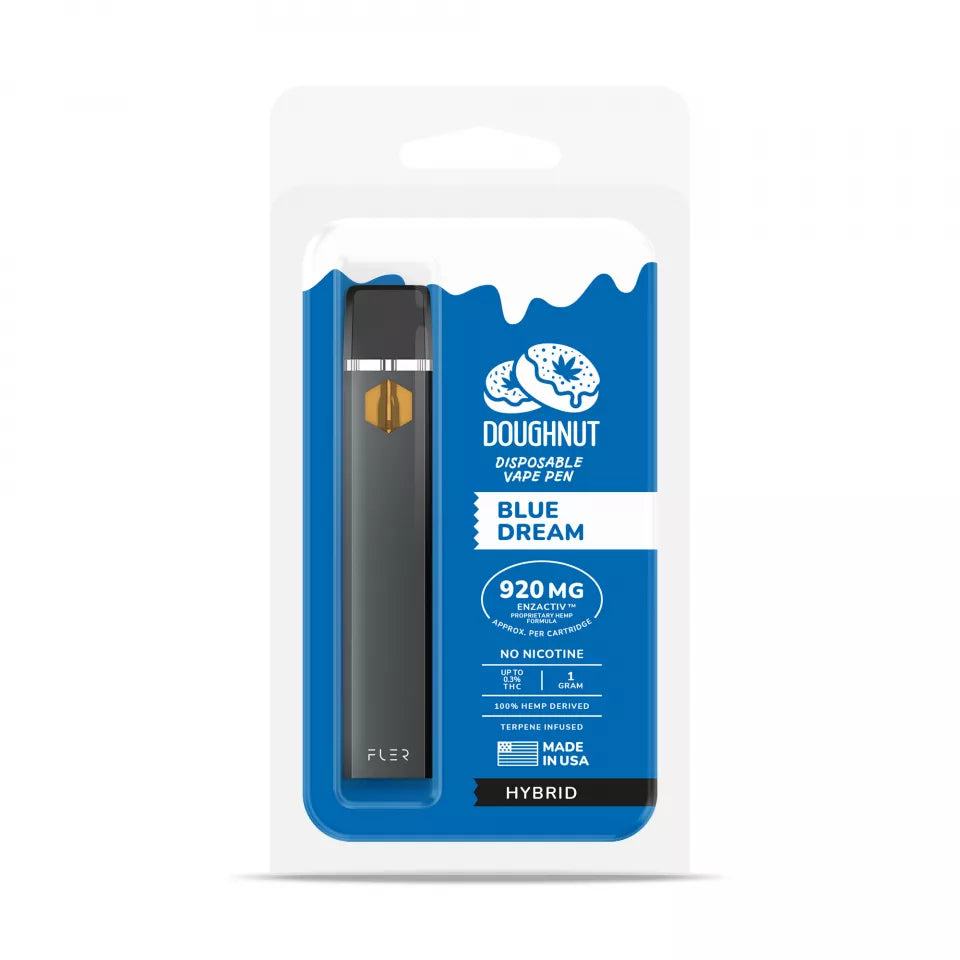 Blue Dream Strain Vape Pen - CBD & Enzactiv Doughnut 920mg Best Sales Price - Vape Pens