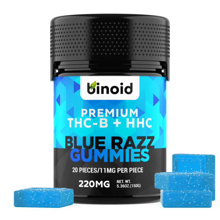 THC-B + HHC Gummies – Blue Razz (RELEASE SALE) Best Sales Price - Gummies