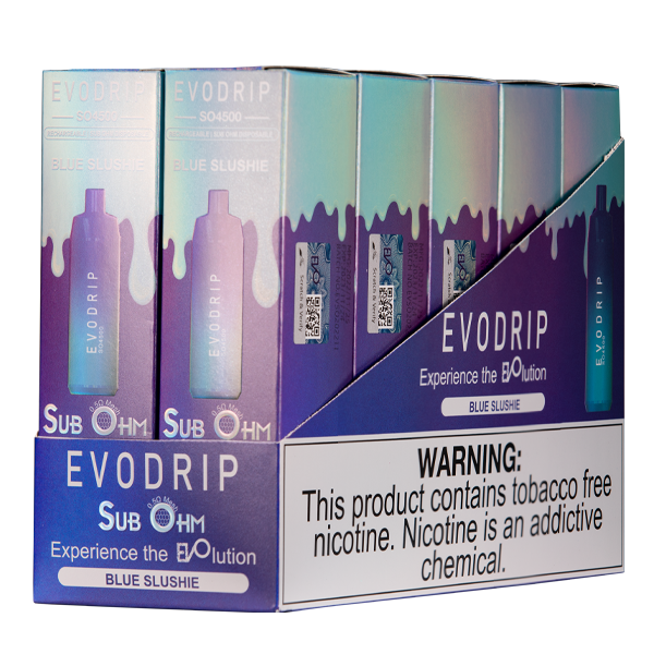 Blue Slushie EVODRIP SO4500 Best Sales Price - Disposables