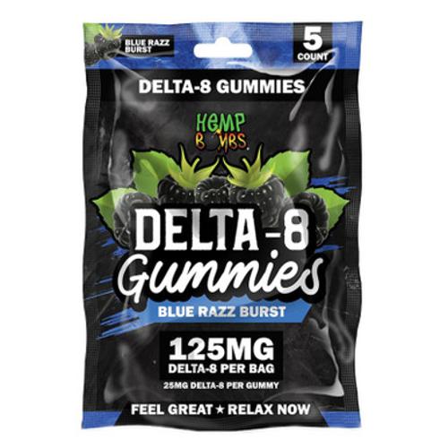 Hemp Bombs Blue Razz Burst Delta 8 Gummies Best Sales Price - Gummies