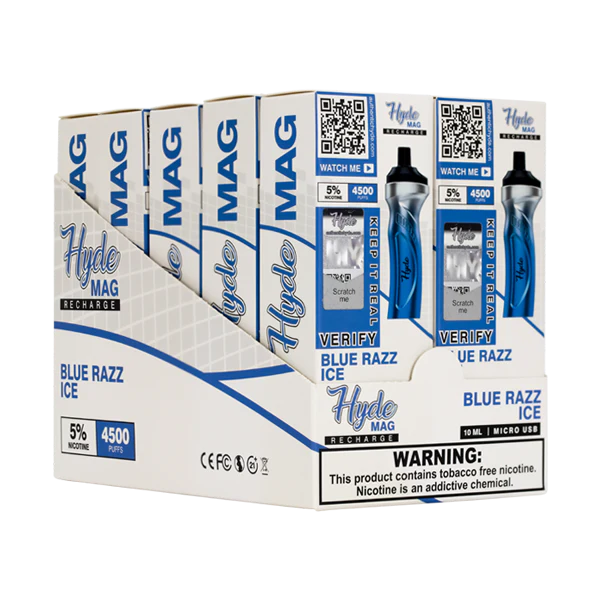 Hyde Mag Blue Razz Ice Recharge 4500 Puff Best Sales Price - Disposables