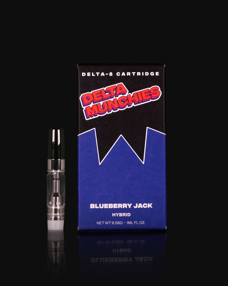 Delta Munchies Blueberry Jack 1G Delta 8 Cart Best Sales Price - Vape Cartridges