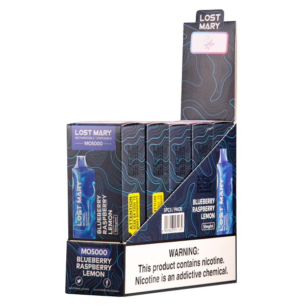 Blueberry Raspberry Lemon Lost Mary MO5000 Disposable Vape Kit 5000 Puffs 13.5ml Best Sales Price - Disposables