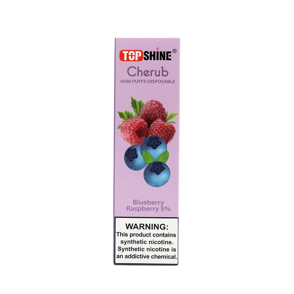 Blueberry Raspberry Top Shine Cherub Disposable Vape 4500 Puffs – TenVape