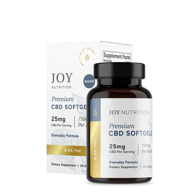 Joy Organics Broad Spectrum CBD Softgels