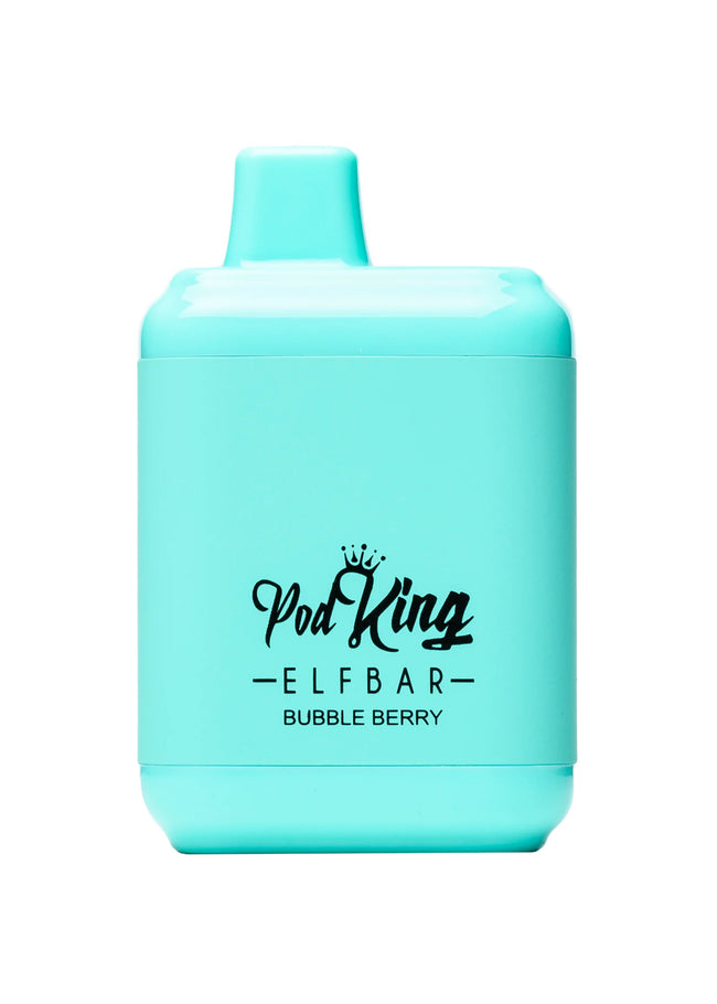 Pod King Elf Bar XC5000 Vape Flavor Kit Bubble Berry Best Sales Price - Disposables