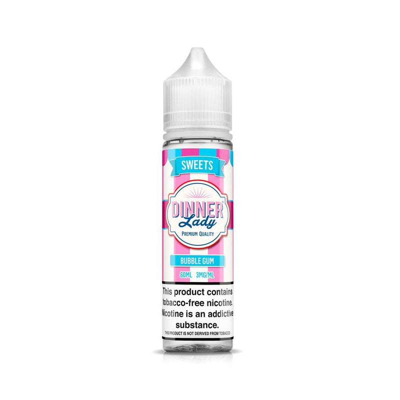 Bubblegum By Dinner Lady Tobacco-Free Nicotine 60ml Best Sales Price - eJuice