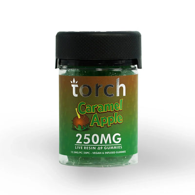 Torch Caramel Apple 12.5mg Live Resin Delta 9 Gummies (20pc) Best Sales Price - Gummies