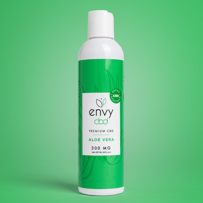Envy CBD – Aloe Vera 300MG Broad Spectrum CBD Topical Best Sales Price - Tincture Oil