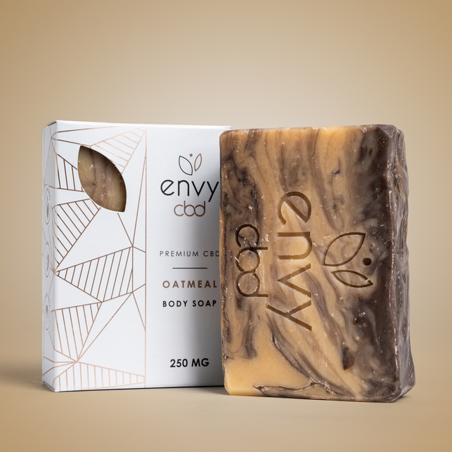 Envy CBD – Body Soap Bar 250MG Broad Spectrum CBD Topical Best Sales Price - Tincture Oil