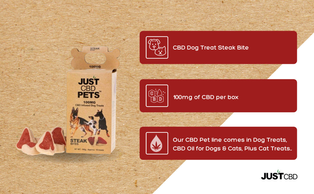 JustCBD - CBD Dog Treats JustPets Best Sales Price - Gummies