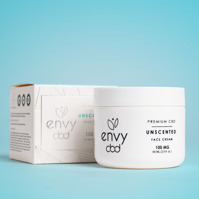 Envy CBD – Face Cream 100MG Broad Spectrum CBD Topical Best Sales Price - Tincture Oil