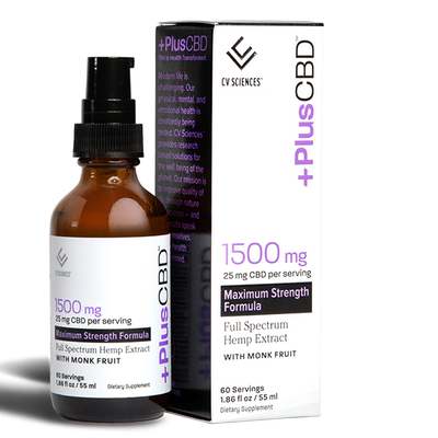 PlusCBD CBD OIL 1500MG 1.86OZ UNFLAVORED Best Sales Price - Tincture Oil