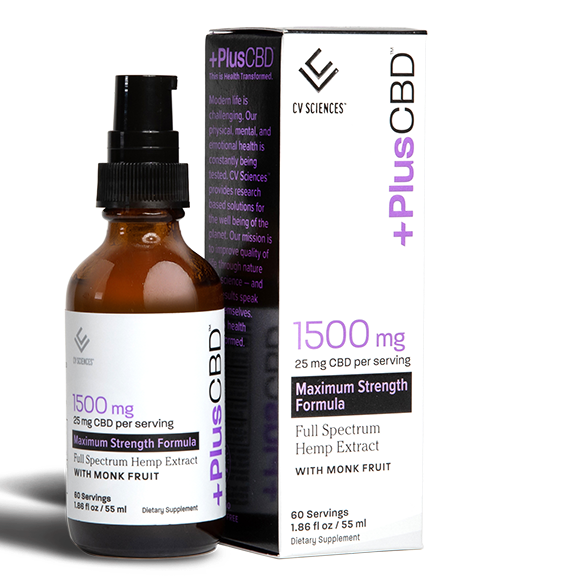 PlusCBD CBD OIL 1500MG 1.86OZ UNFLAVORED Best Sales Price - Tincture Oil