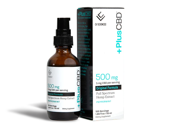 PlusCBD CBD SPRAY 500MG 1.86OZ PEPPERMINT Best Sales Price - Topicals