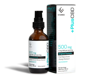 PlusCBD CBD SPRAY 500MG 1.86OZ PEPPERMINT Best Sales Price - Topicals