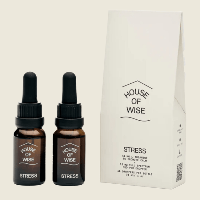 House of Wise CBD Stress Oil (450mg) Best Sales Price - Tincture Oil