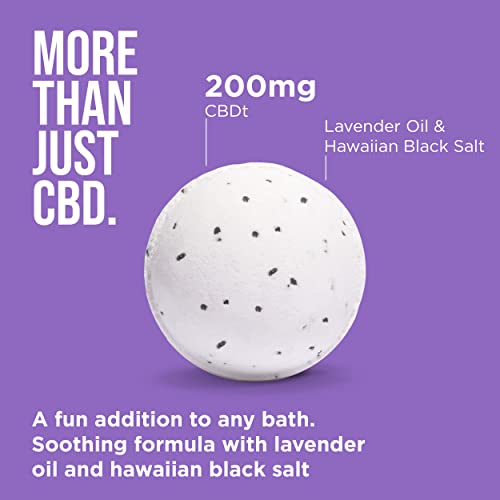 CBDfx 200mg CBD High Strength Soothing Bath Bomb Lavender Single Best Sales Price - Beauty