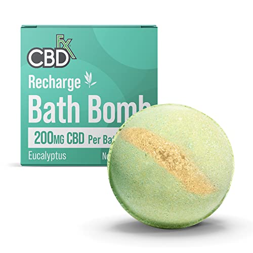 CBDfx 200mg CBD High Strength Soothing Bath Bomb Lavender Single