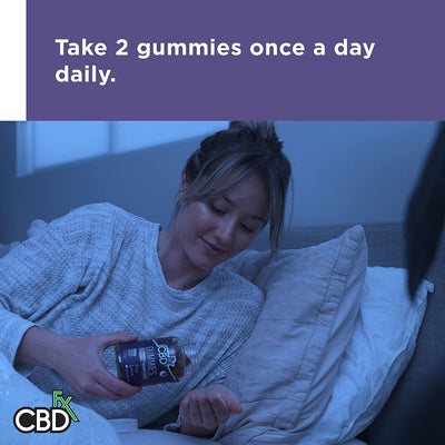 CBDfx CBD Gummies - Broad Spectrum Melatonin Sleep Gummies - 25MG - 1500MG Best Sales Price - Gummies