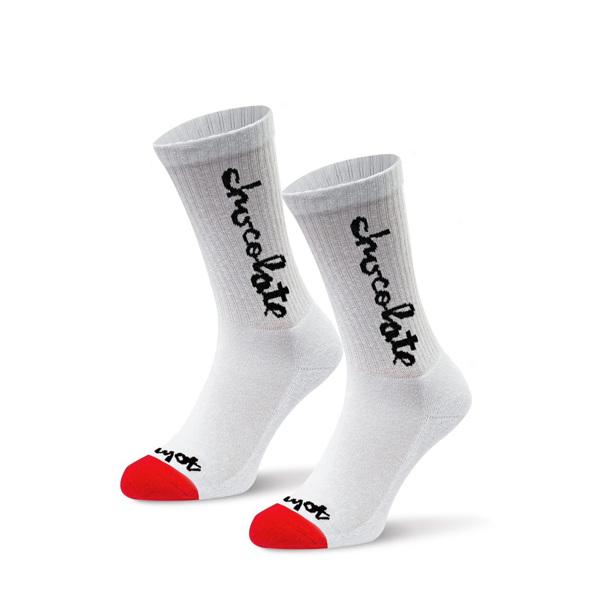 Chocolate X RYOT Stash Socks White (with interior pocket) Best Sales Price - RYOT