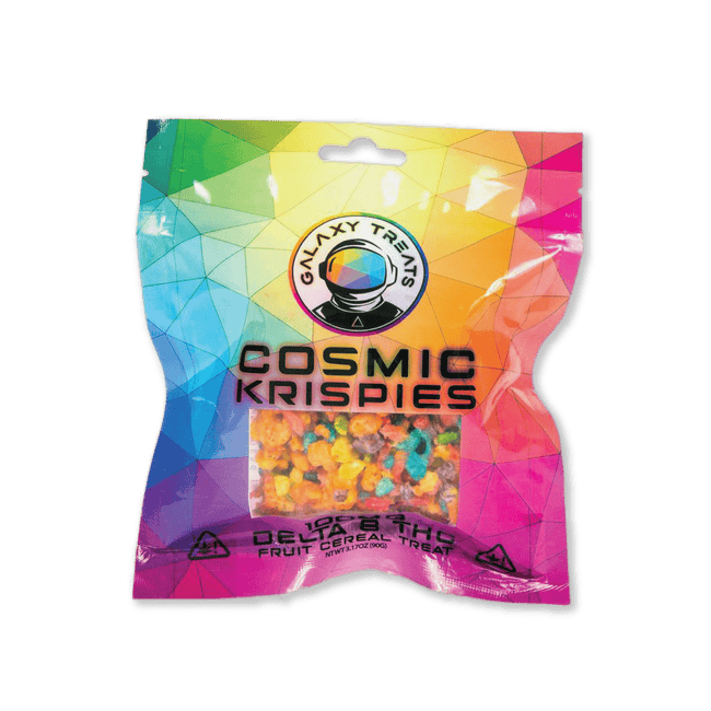 Galaxy Treats Cosmic Krispies (100MG Delta 8 THC) Best Sales Price - Gummies