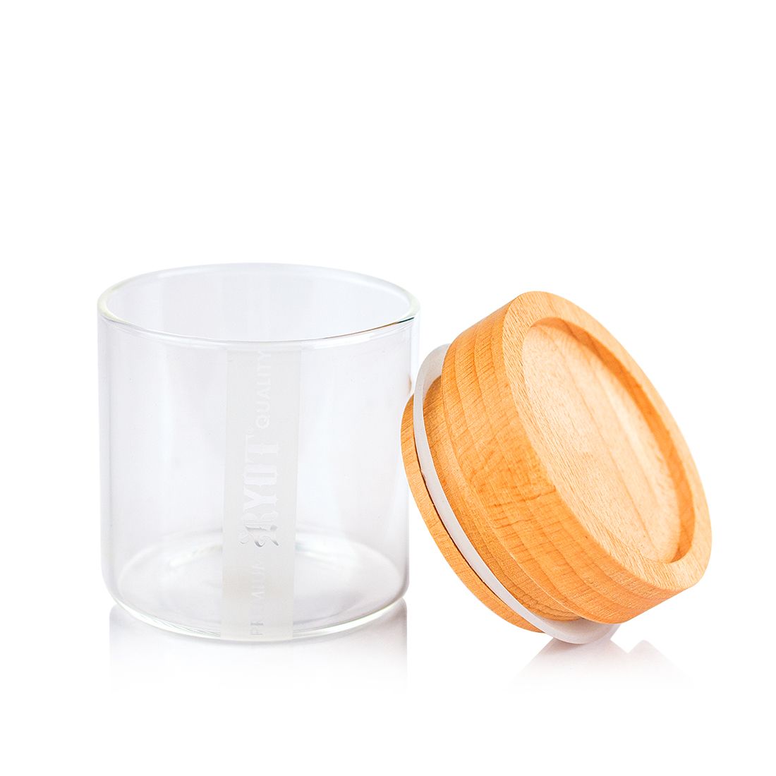 RYOT Clear Glass Storage Jars Best Sales Price - Rolling Papers & Supplies