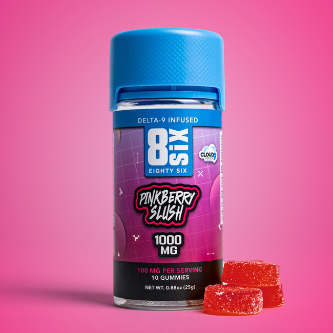 Eighty Six Pinkberry Slush 1000MG – Delta-9 THC Gummies Best Sales Price - Gummies