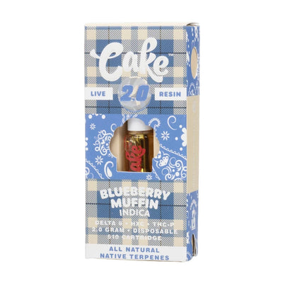 Cake Cold Pack Live Resin 510 Cartridges (2g) Best Sales Price - Vape Cartridges