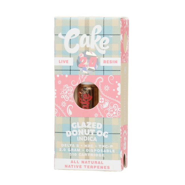 Cake Cold Pack Live Resin 510 Cartridges (2g) Best Sales Price - Vape Cartridges