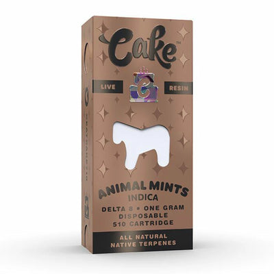 Live Resin Carts - Cake Animal Mints Live Resin Delta 8 Cartridge (1g)