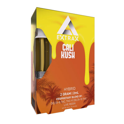 Delta Extrax Cali Kush Disposable Live Resin Carts Best Sales Price - Vape Pens