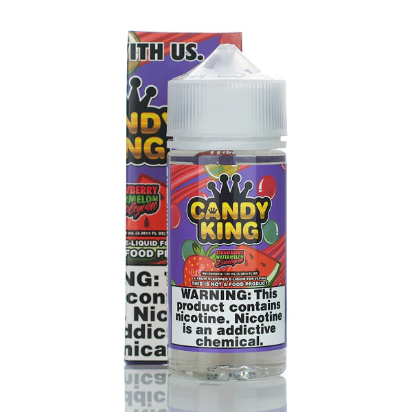 Candy King No Nicotine Vape Juice 100ml Watermelon Bubblegum Best Sales Price - eJuice