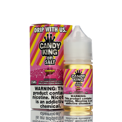 Candy King on Salt - Pink Lemonade Stripes - 30ml