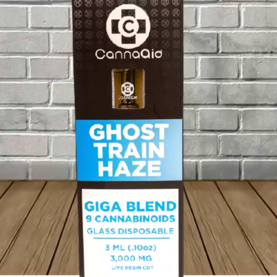 CannaAid Giga Blend Glass Disposable 3ml Best Sales Price - Vape Pens